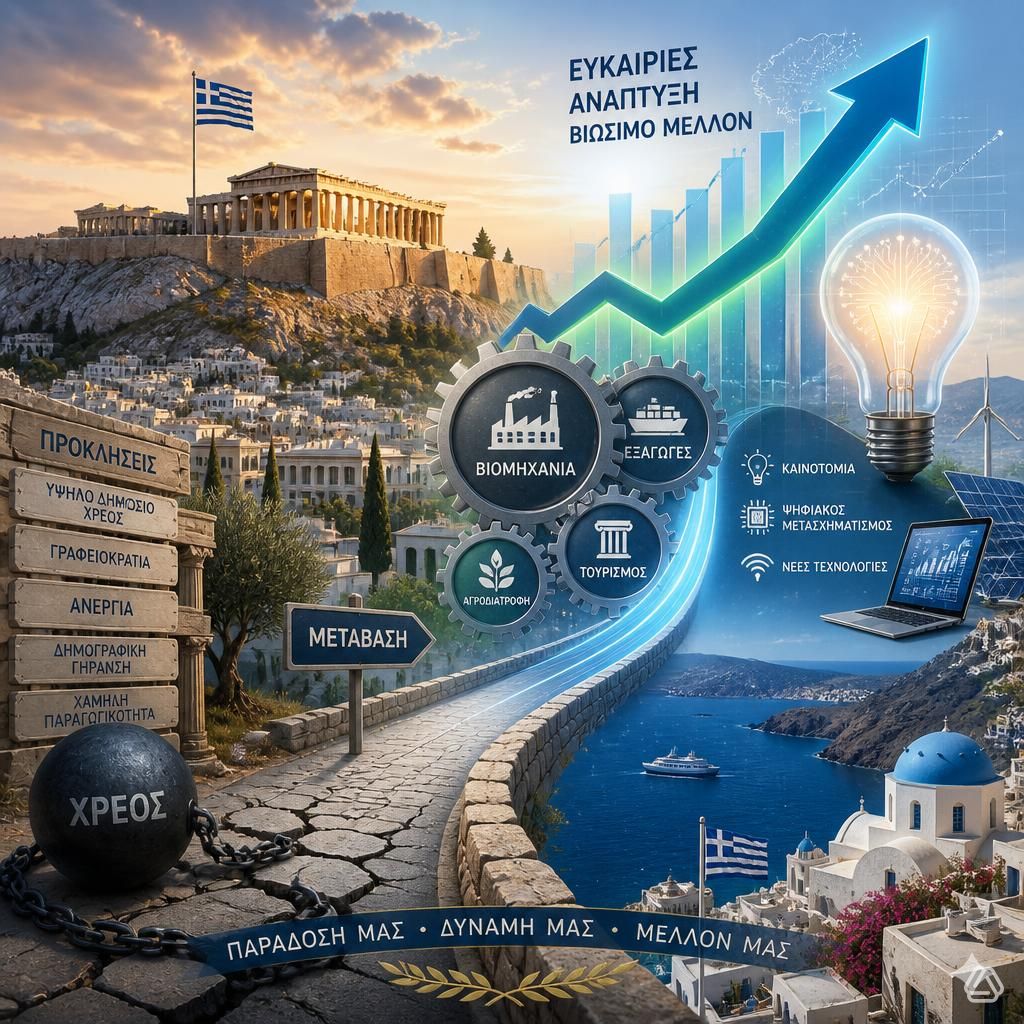Η Ελληνική Οικονομία: Προκλήσεις και Ευκαιρίες στην Μετάβαση